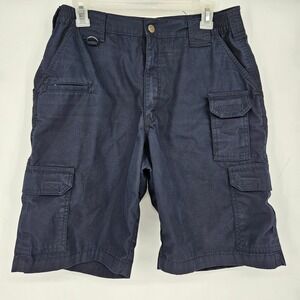 5.11 Tactical Cargo Shorts Mens‎ 32 Ripstop Taclite Blue Workwear Security